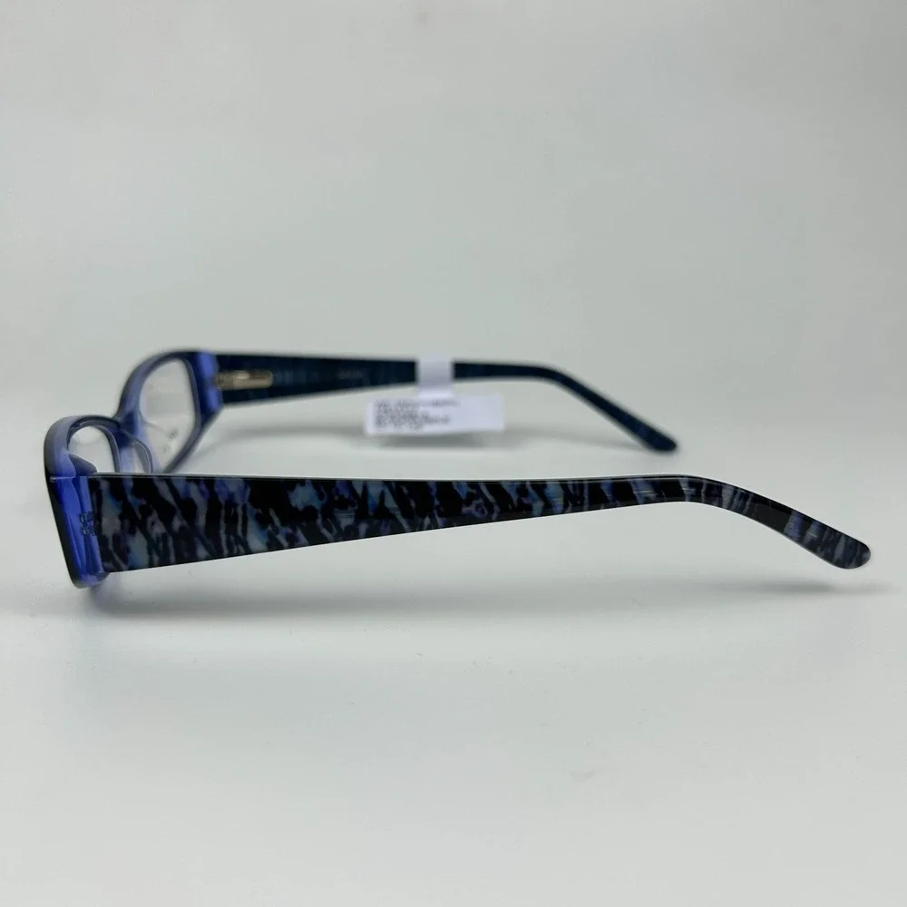 Walmart Contour FM14111 Womens Eyeglasses Frame Black Purple Full Rim 53-15-140